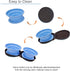 Portable Collapsible Foldable Expandable Double Large Silicone Pet Dish Bowls with Carabiner & Shoulder Strap, for Travel, Hiking and Camping, Fee...