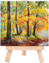 Mini Canvas Panels for Painting Craft Drawing, 24 Pack (3 by 3 Inch)...