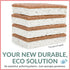 bioGo White 12 Pack Biodegradable Kitchen Sponges - Eco-Friendly, Compostable, Natural Cellulose Dish Sponges...