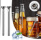 Beer Chiller Sticks for Bottles 2 Pack Stainless Steel Beverage Cooler Cooling Chillers Christmas Thanksgiving Fathers' Day Valentine's Day Men Bi...