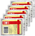 Ever Ready First Aid Mylar Rescue Blanket, Large Silver Thermal Sheet for Emergency and Survival, 54” x 84” – 5 Count...