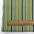 Printed Green-White-Navy-Yellow Striped Fabric Cotton Poplin 63inch 2 Yards Width for Sewing Apparels and DIY Home Craft Decors...