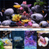 Hamiledyi Cichlid Rock Cave Betta Hideout Resin Aquarium Decoration Caves Small Fish Shelter Stone Hideaway Resin Fish Tank Accessories Ornaments ...
