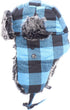 Unisex Winter Trapper Hat with Faux Fur Lining and Ear Flaps – Warm Bomber Hat for Men and Women, Plaid Design...