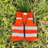 High Visibility Kids Safety Vest,Toddler Safety Vest,Reflective Vest Kids,Toddler Construction Vest For Cycling &Running,Orange XS...