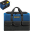 12 Inch Small Tool Bag for Men,Heavy Duty Wide Mouth Tool Tote with 6 Storage Pockets,Large Capacity Handbag,Canvas Mechanic Tool Bags,Portable To...