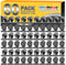 60 Pack Fridge Magnets Refrigerator Magnets, Black Magnetic Clips Whiteboard Magnets, Magnetic Clips Heavy Duty, Clip Magnets for Photo Displays, ...