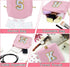 2Pcs Initial Letter Makeup Bag Small Small Cosmetic Period Pouch Sanitary Napkin Cable Toiletry Skincare Travel Accessory Preppy Traveling Make Up...