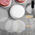 GWHOLE 500pcs Wax Paper Non-Stick Hamburger Patty Paper Food Grade BBQ Grill Waxed Stencil Sheet Restaurant-Grade Round Wax Paper, 4.3 inch...