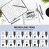 Mogyann Drawing Pens Black Art Pens for Drawing 12 Size Waterproof Ink Pens for Artists Sketching, Manga, Writing...