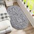 LOCHAS Fluffy Bedroom Rug 2.6' x 5.3', Shaggy Area Rug for Bedroom Bedside, Soft Oval Throw Rugs Carpet for Living Room Kids Girls Home Decor...