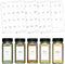 Modern White Spice Labels (no jars) by Paper & Pear - Oil Resistant Kitchen Pantry Labels - 2.25" by 1.25” Spice Labels Stickers - Durable Spice J...