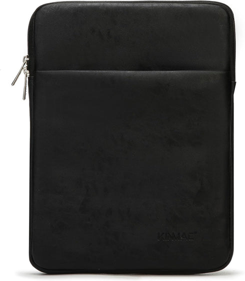 Kinmac 360° Protective Vertical Style Waterproof Laptop Sleeve Case Cover (Black PU, 15 inch-15.6 inch)......
