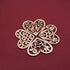 LiQunSweet 100-Pieces 2 Inches Undyed Wood Pendants Valentines Heart Cutouts Wooden Unfinished Slices Charms for Earring Jewelry Making DIY Findin...