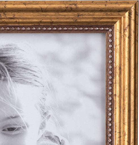 Malden International Designs Classic Wood Picture Frame, 8x10, Gold...