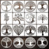 Tree Stencils Tree of Life Stencil for Painting on Wood Airbrush Natural Plants Small Palm Tree Drawing Templates for Canvas Wall Floor Decor DIY ...