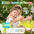 Bubble Machine Gun Mini Bubble Gun for Toddlers, Bubble Maker Blower Toys with Lights,4000+ Bubbles Per Minute for Boys Girls Toddlers Outdoor Ind...