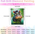 Diamond Painting Kits for Adults,5D DIY Full Round Drill Diamond Art Peculiar Hippo Diamond Painting by Numbers Kits Crafts for Family Relaxation ...