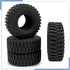 Soft Rubber RC 1.0 Tires 58MM with Foam Insert 4PCS for 1/18 TRX4M Upgrades 1/24 SCX24 Tires...