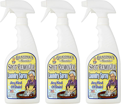 Grandma's Secret Spot Remover Laundry Spray - Chlorine, Bleach and Toxin-Free Stain Remover - Stain Remover for Clothes - Fabric Stain Remover Rem...