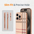 Phone Case for Apple iPhone 15 Pro Max, Fashion Leather Designer Phone Case, Soft TPU Drop Protection Shockproof Protective Phone Holder Women (fo...