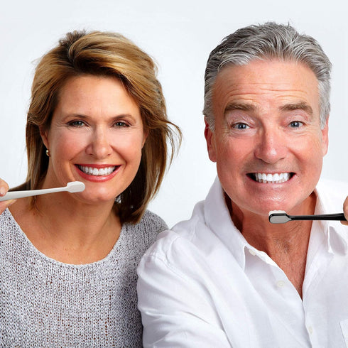 4 Pieces Extra Soft Toothbrushes for Sensitive Gums with 20000 Micro Nano Bristle for Adult Pregnant Gum Recession Elderly Braces, Protect Fragile...