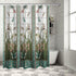 Flower Dragonfly Waterproof Bathroom Fabric Shower Curtain Bath Curtain Extra Long Shower Curtain 84 inch...