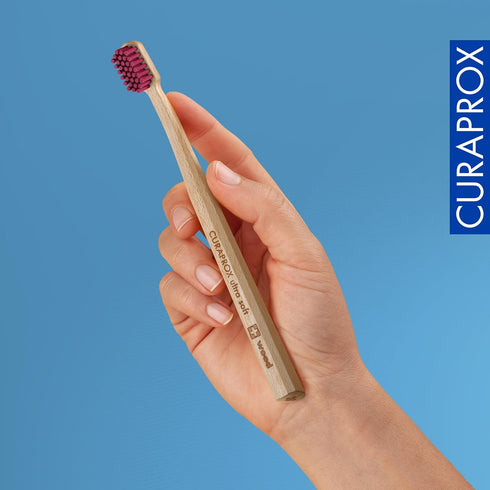 Curaprox Wood Ultra Soft Toothbrush, Assorted Color...
