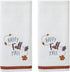 SKL Home Harvest Happy Fall Y'all Hand Towel Set for Bath/Kitchen/Bar & Gift, 16" x 25", White 2 Count...