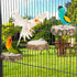 3PCS Bird Perch Natural Round Wooden Platform Parrot Perch Standing Branch for Chewing Exercise, Bird Stand Perch Swing Toys Cage Accessories for ...