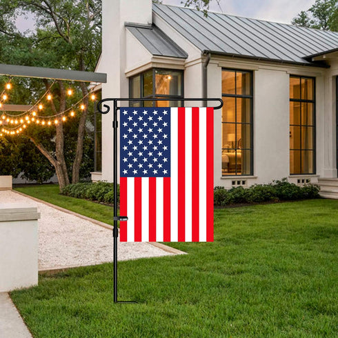 Garden Flag Stand,Metal Garden Flag Holder,Yard Flag Holder For Small Garden Flags 12 x 18,Yard Sign Garden Flag Stake For Outside,Small Garden Fl...