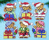 Design Works Counted Cross Stitch Kit 6 Ornaments - Little Bears...