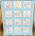 Jack Dempsey Stamped White Nursery Quilt Blocks 9"X9" 12/pkg, Barnyard Friends...