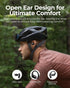 LeMuna Open Ear Headphones, Bluetooth 5.3 Wireless Earbuds with Earhooks, 60 Hours Playtime, Fast Charging, Sweat Resistant, Sport Earphones with ...