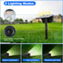 Solar Spot Lights Outdoor, IP65 Waterproof 44 LED Landscape Spotlights, Solar Powered Spotlight with Auto On/Off and 3 Lighting Modes for Outside ...