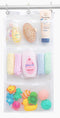 Handy Laundry Shower Curtain Bathroom Organizer -9 Pockets- Perfect for Organizing Home Bath, Your Toiletries and kid's Toys in Nine Durable Deep ...