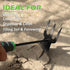 SUMIO Garden Small Hand Digger and Hoe,Garden Tool,Dual Headed Weeding Tool,Garden Hoe and Cultivator,Weeding Tool,Light manual cultivator,Alloy h...