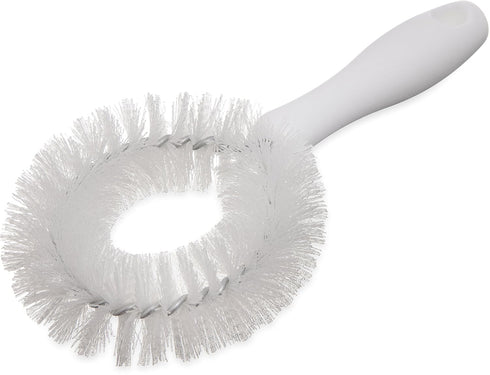 SPARTA 4016402 Plastic Curved Brush, Vegetable Brush With Stiff Bristles For Commercial Kitchens, 8.75 Inches, White...