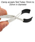 EISCO Economical Stainless Steel Spring Clip Test Tube Holder with Wooden Handle...