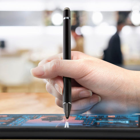 BoxWave Universal AccuPoint Active Stylus - Jet Black, Stylus Pen for Smartphones and Tablets...