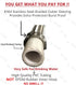 EZ-Fluid (2) 20" Water Supply Line,1/2" Fip x 3/8" Comp LF,Brass Nuts,Universal Stainless Steel Braided Faucet Water Supply Line Connector,Water S...