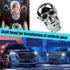 1 PC Car Modified Gear Shift Head, 1.68" x 2.67" Alloy Cool 3D Skull Shape Shift Knob with LED Light, Unique Personalized Accessories, Suitable fo...
