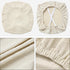Stretch Jacquard Chair Seat Covers Set of 4, Removable Washable Dining Chair Covers Anti-Dust Dining Room Chair Covers Seat Cushion Slipcovers (4,...