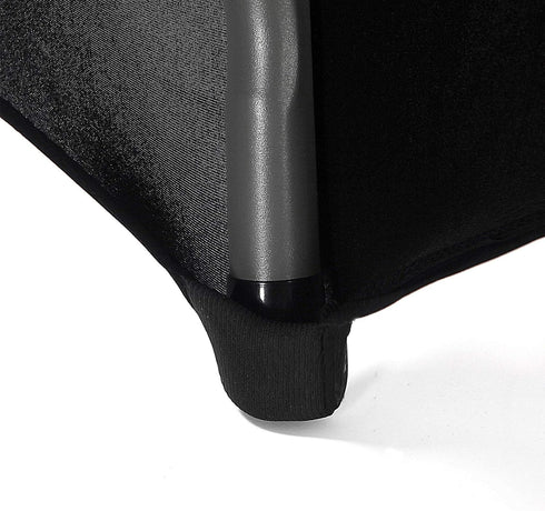 Peomeise 6FT Spandex Table Cover Rectangular Stretch Spandex Tablecloth (Black,6FT)...