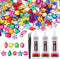 Anezus 900Pcs Jewels for Bedazzling with 3 Pack B7000 Jewelry Glue, Flat Back Craft Gems Rhinestones for Clothing, Sequins Rhinestones Gemstones f...