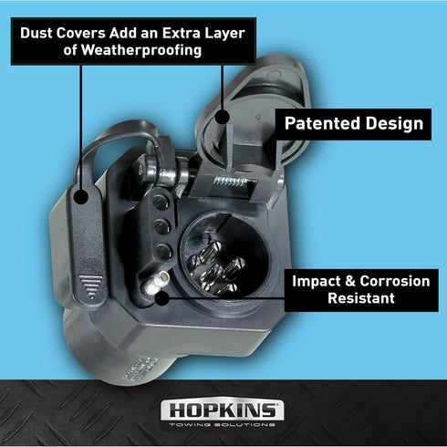 Hopkins Towing Solutions 47565 Round Adapter...
