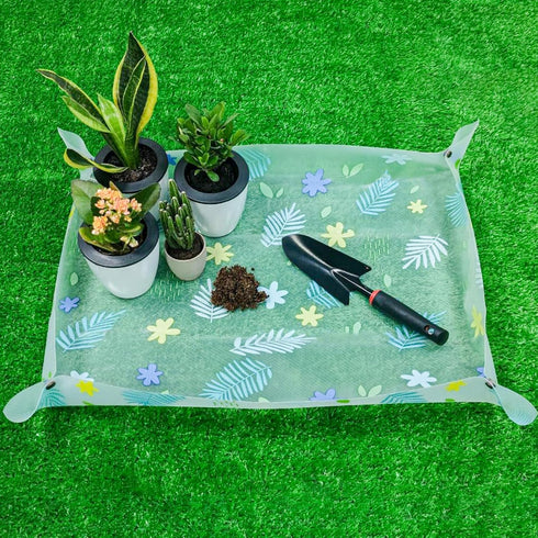 Herda 32.4" Repotting/Potting Soil Mat for Indoor Plants,Thicker Potting Tray for House Plants, Succulents,Cactus, Pots, Soil,Bonsai tool,Gardenin...