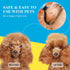 Double Sided Undercoat Rake Brush for Long Haired Dogs & Cats, Shedding and Dematting Tool for Grooming Extra Wide Blue Large...