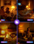 JandCase Amber Light Bulbs for Healthy Sleep, 3W Warm Light Bulbs Blue Light Blocking, Low Watt Light Bulbs 40W Equivalent, E26 A19 Dim Light Bulb...