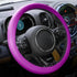 Spurtar Steering Wheel Cover, Soft Silicone Leather Texture Steering Wheel Covers, 14"-15" Anti-Slip Car Purple Steering Wheel Cover, Car Steering...